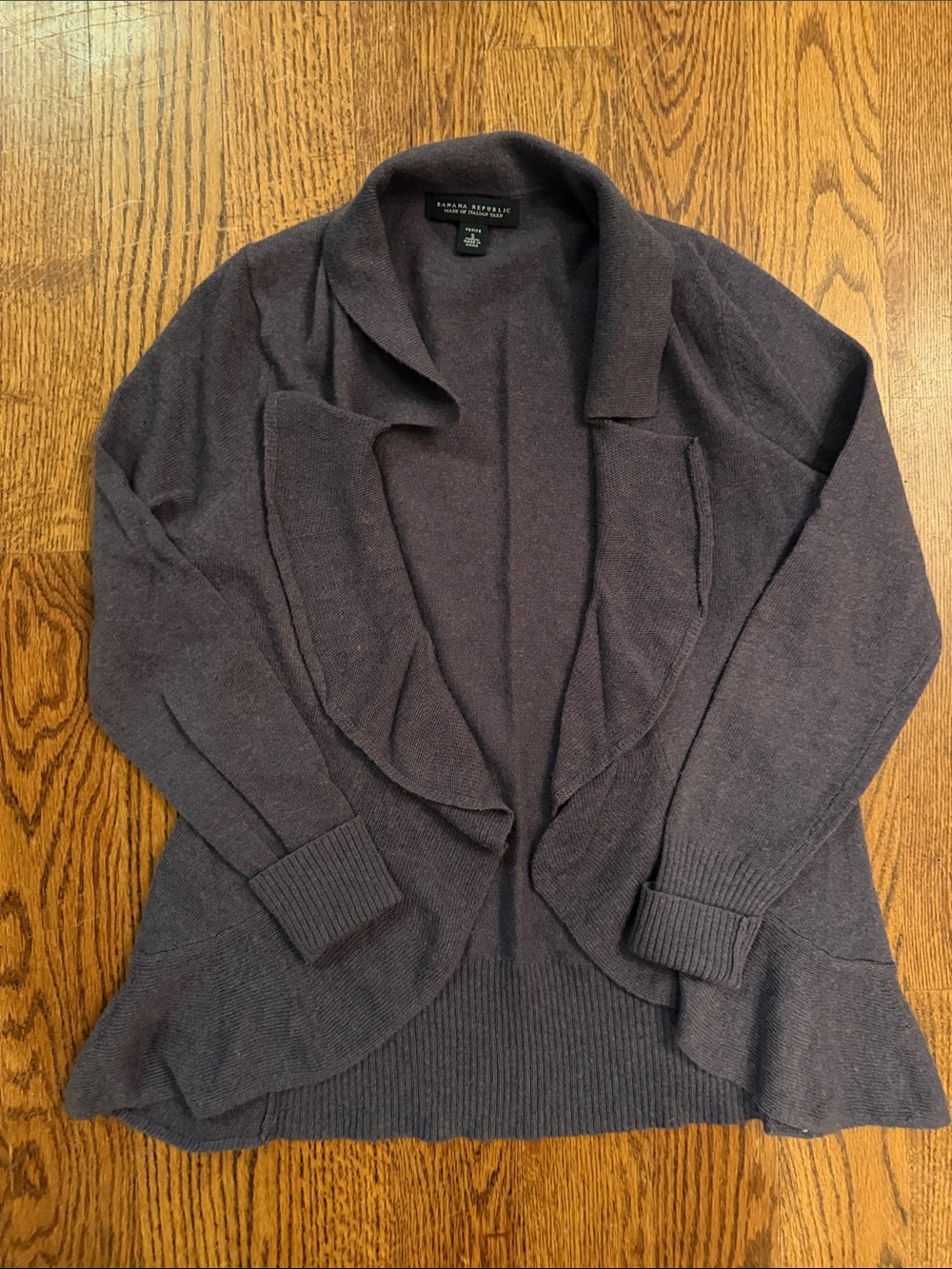 Banana Republic petite Open-Front Draped Cardigan